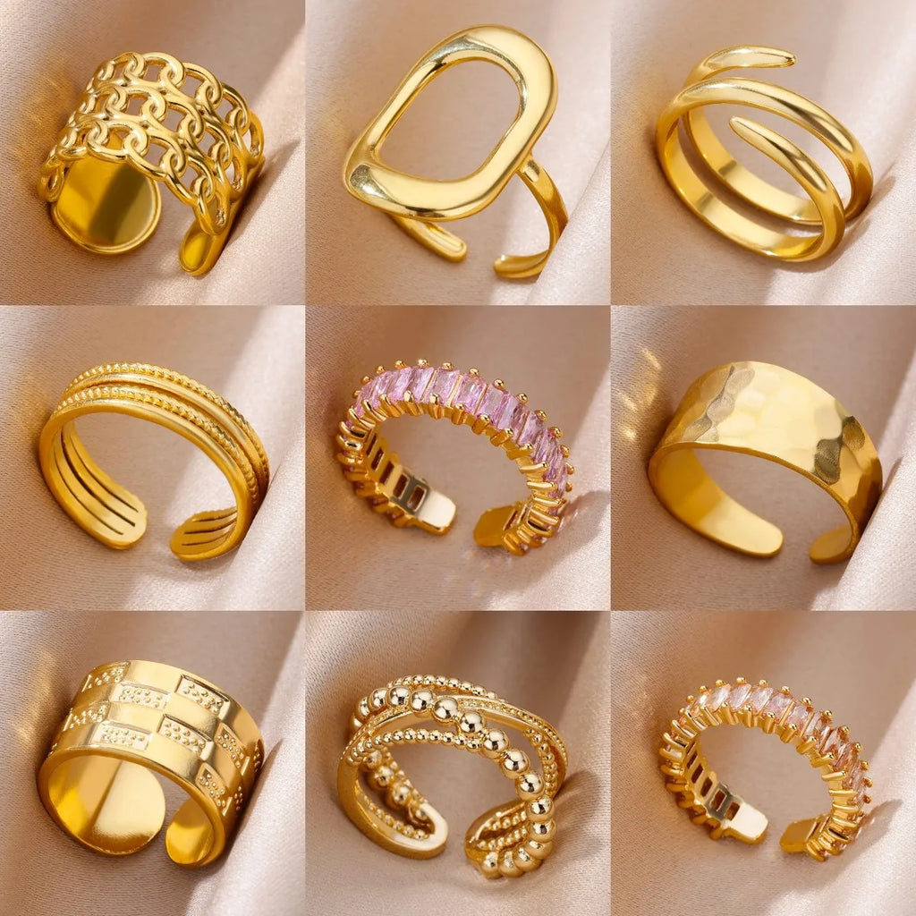 Golden rings, colour never fades
