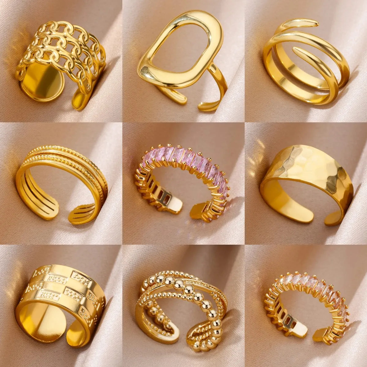 Golden rings, colour never fades